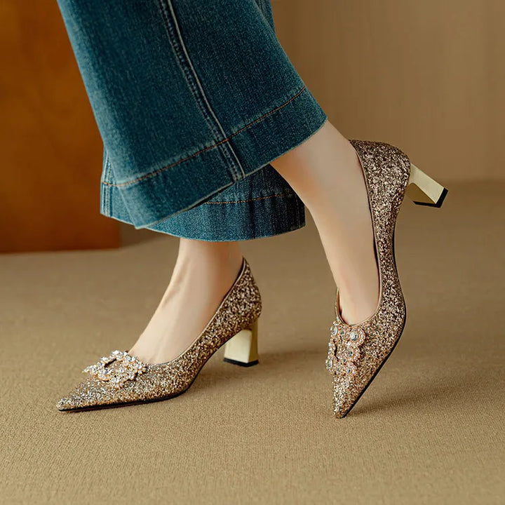 Ginette | Glitter Pump