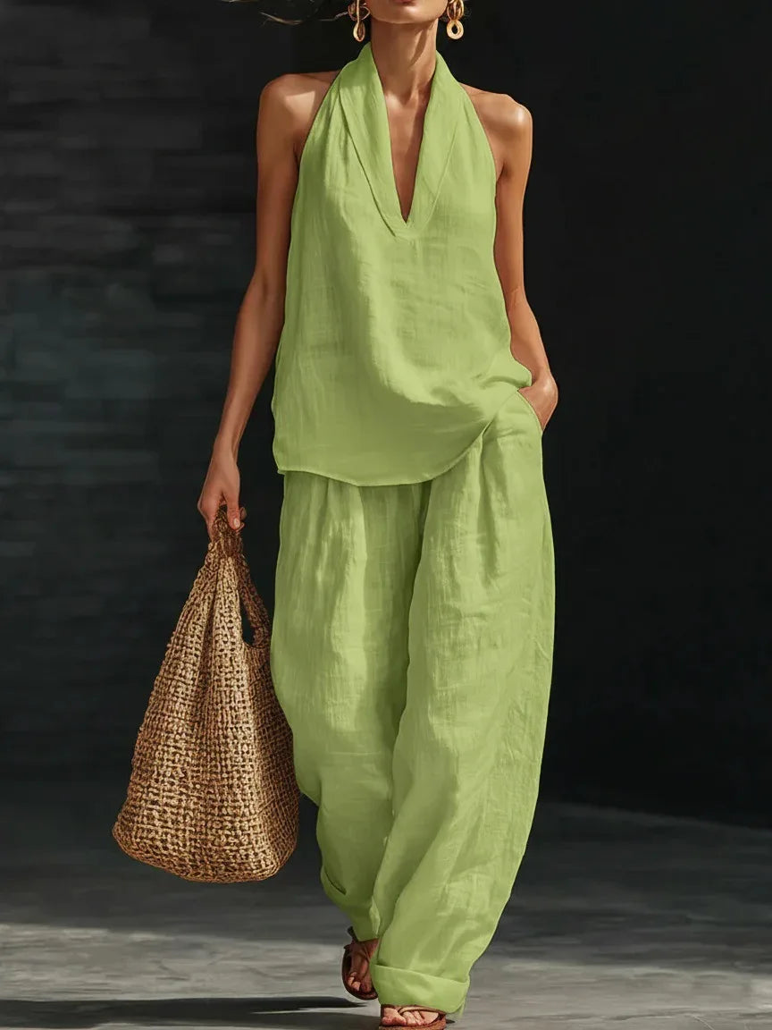 Cléa | Halter Two-Piece Set
