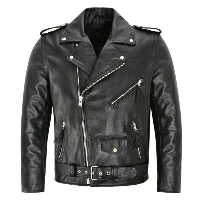 Raymond | Classic Leather Biker Jacket