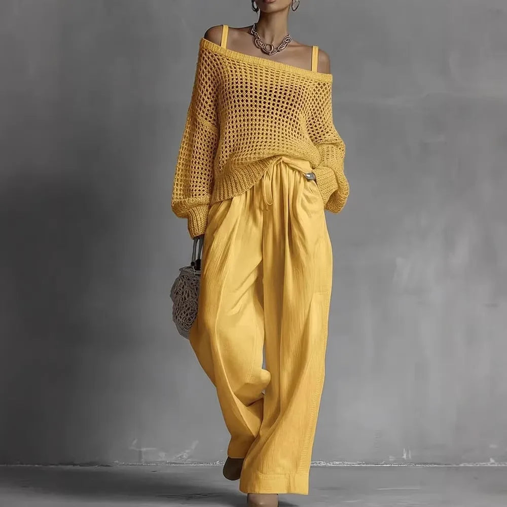 Morwenna | Off-Shoulder Two-Piece Set