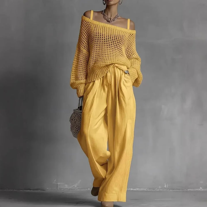 Morwenna | Off-Shoulder Two-Piece Set