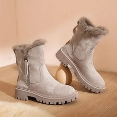 Nora | Orthopedic Winter Boots with a Plush Lining and a Side Zip