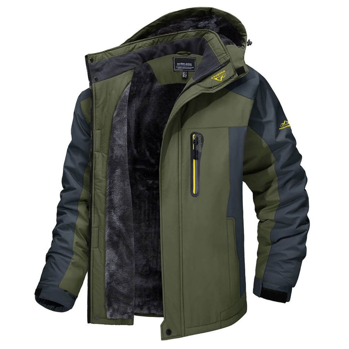 Men's Casual Snow Winter Jacket - Green
