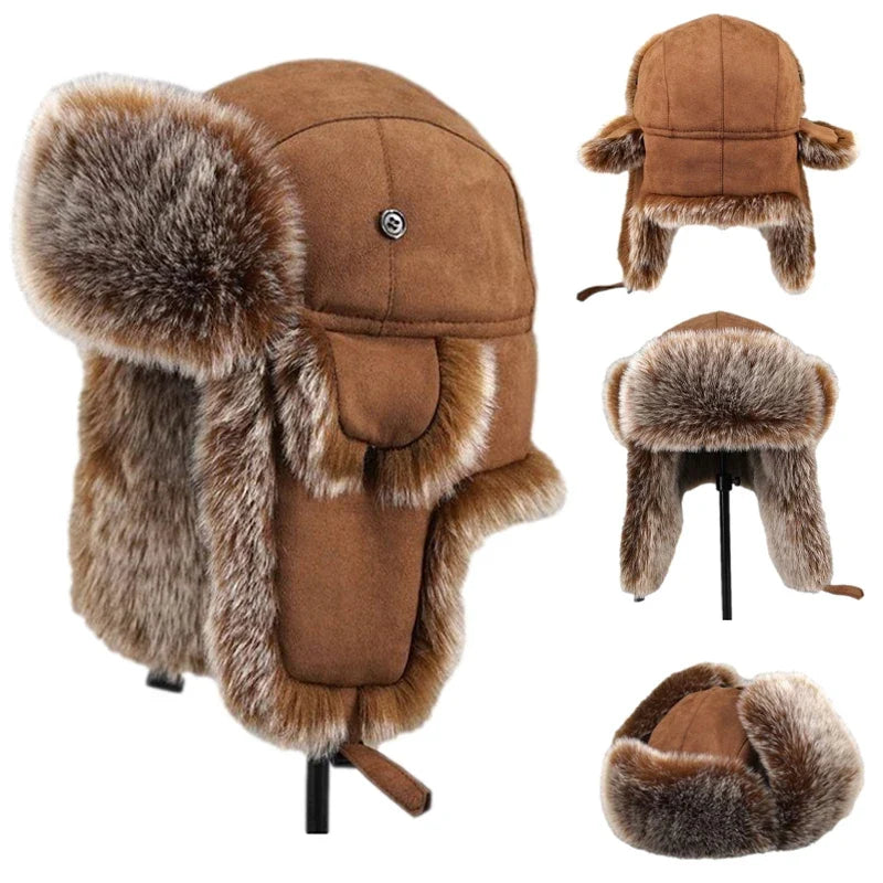 Men's Faux Fur Cotton Ushanka