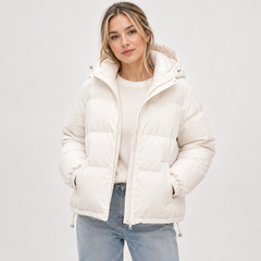 Verity | Women's Chic Hooded Puffer Winter Jacket