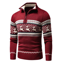 Soren | Men's Half Zip Knitted Christmas Sweater