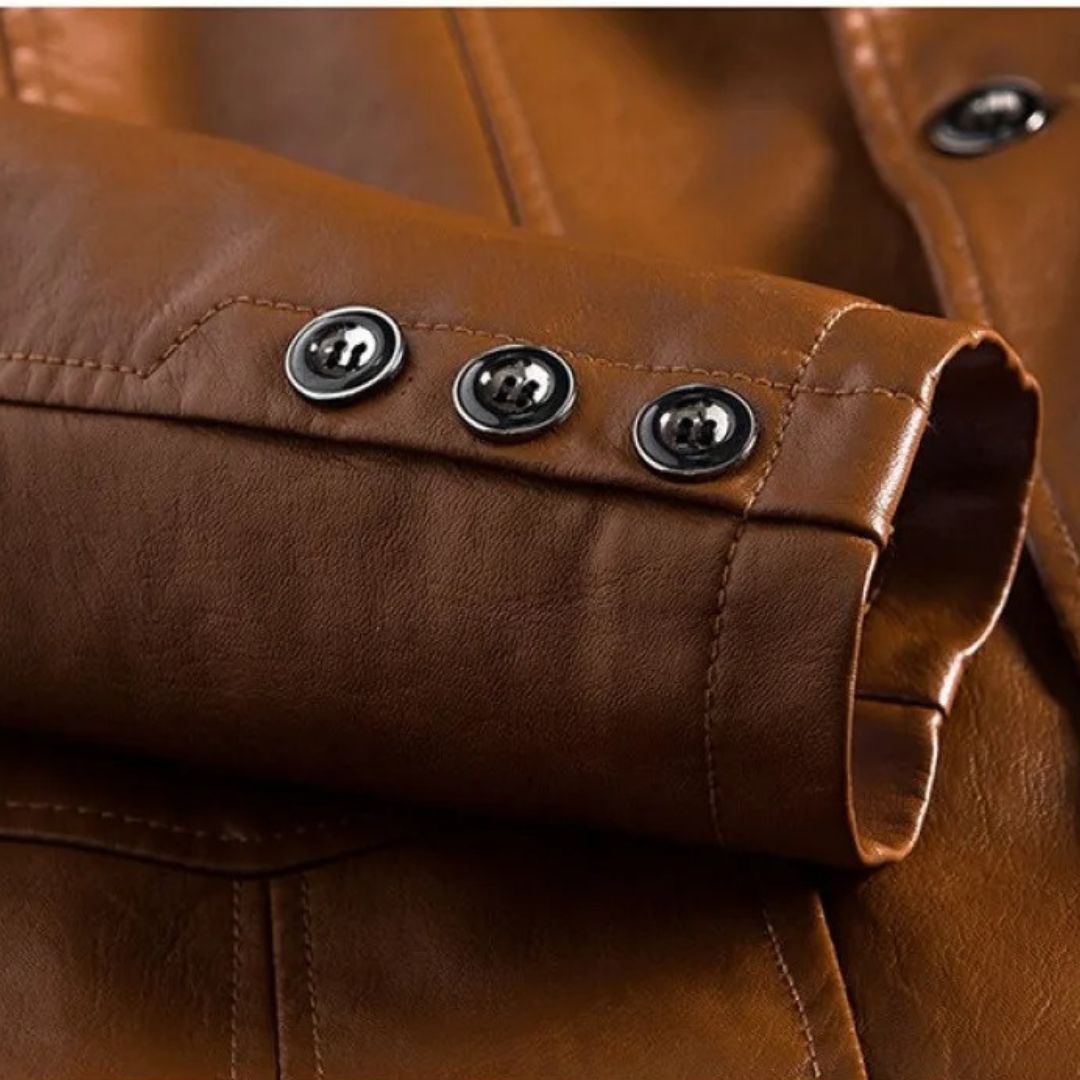 Edmund | Classic Leather Blazer Jacket