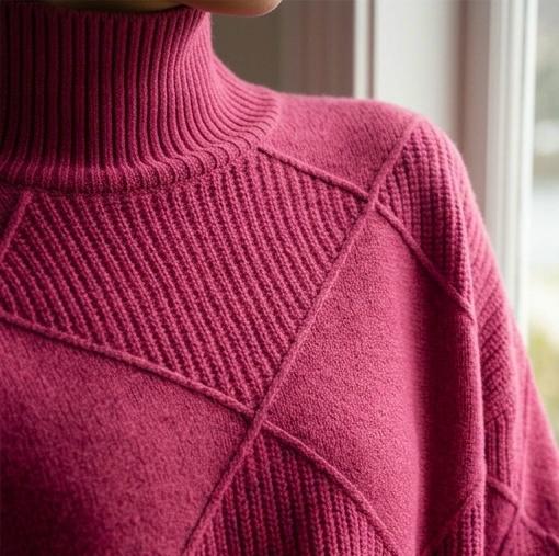 Ruth women's soft turtleneck sweater - photo 2