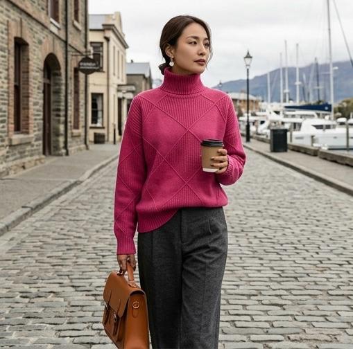 Ruth women's soft turtleneck sweater - photo 6