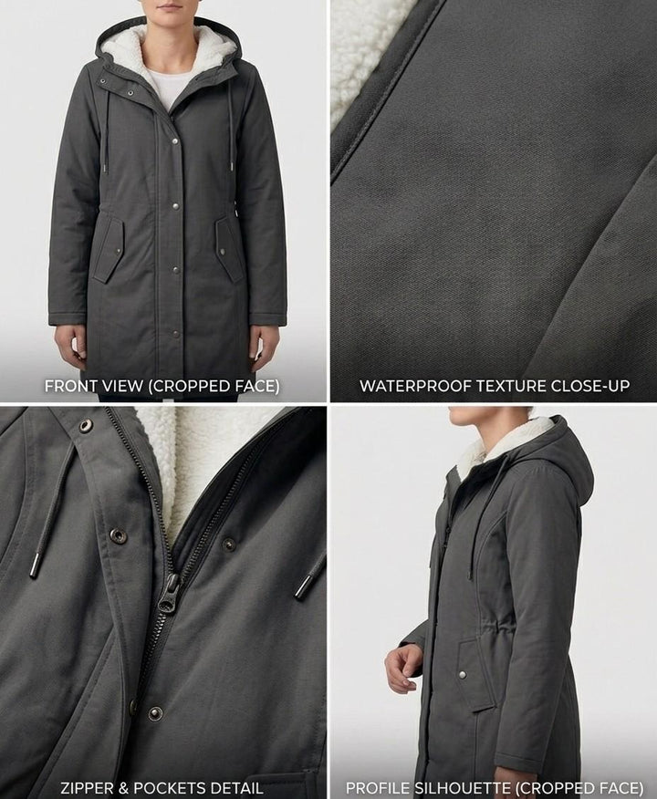 Sherpa Fleece-Lined Waterproof Snow Winter Jacket