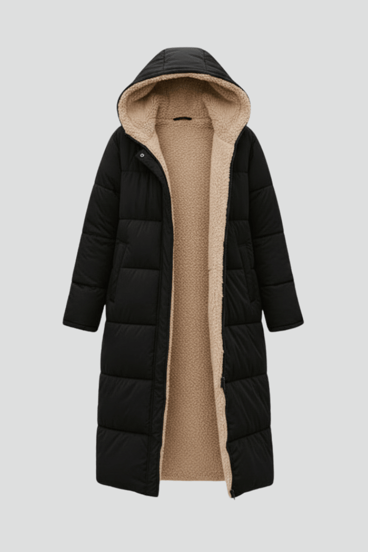 Sherpa Long Puffer Winter Jacket