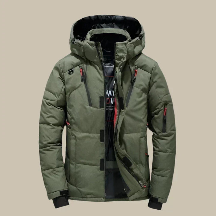 Men's Snow Puffer Winter Jacket Windbreaker