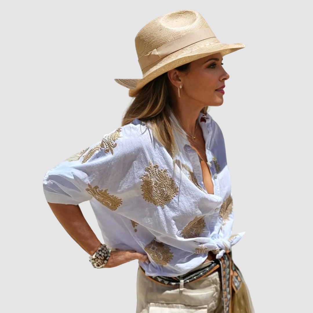 Gwenaëlle | Printed Blouse