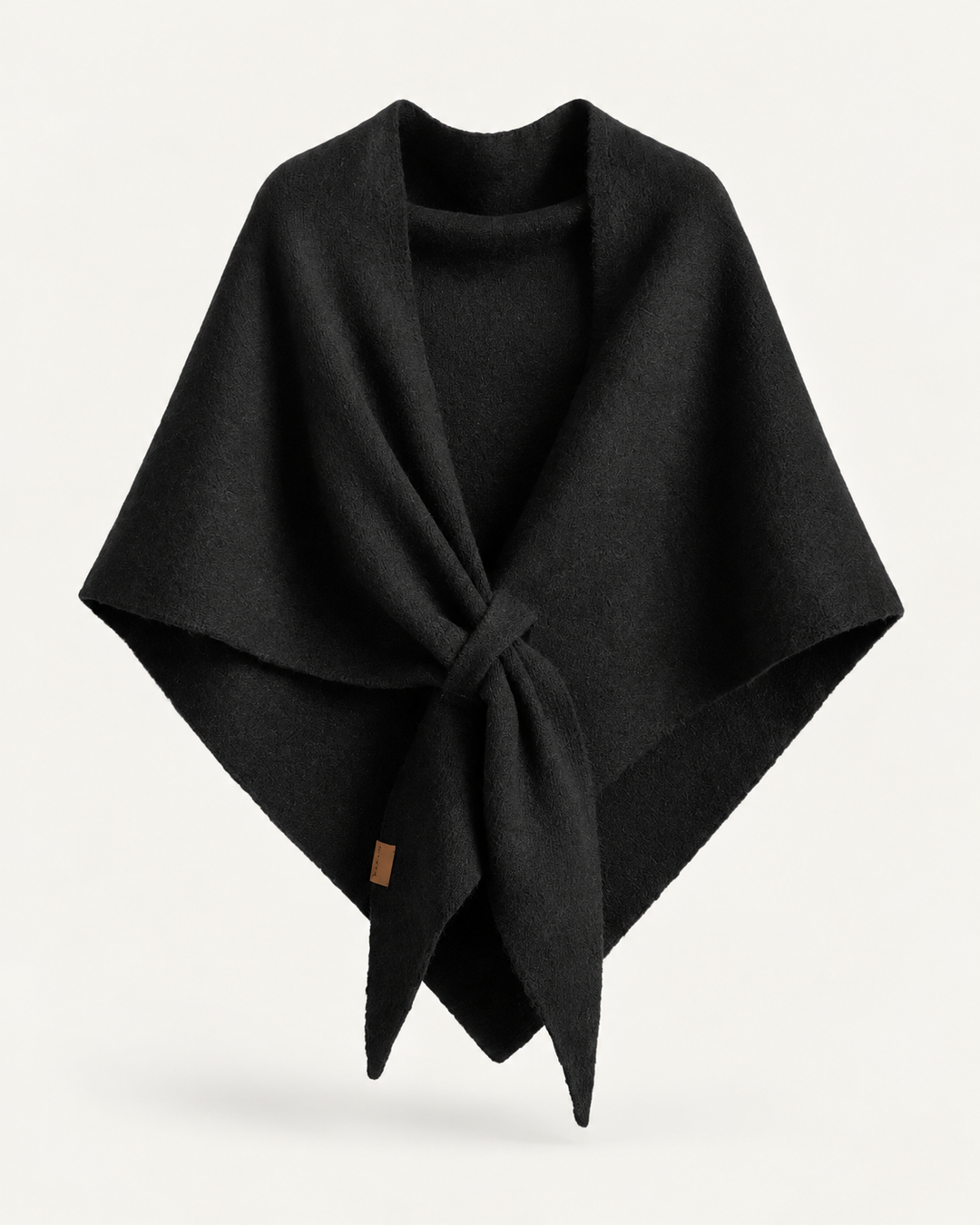 Women's Timeless Winter Triangle Scarf - Black