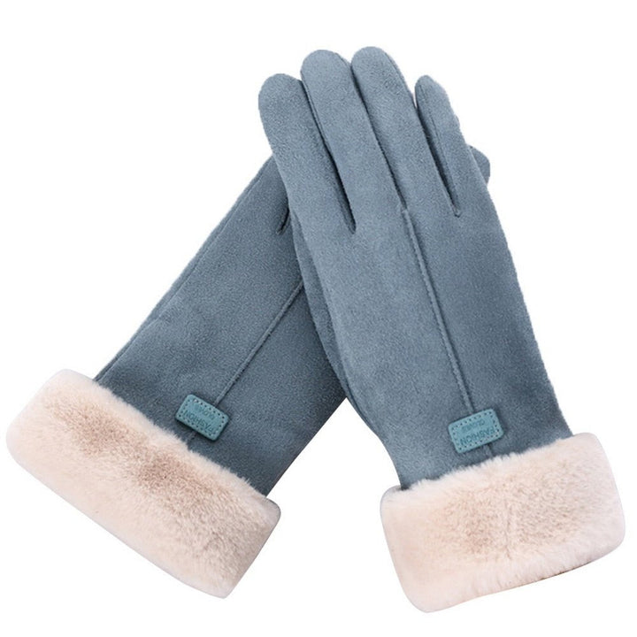 Women's Timeless Warm Suede Fleece Winter Gloves