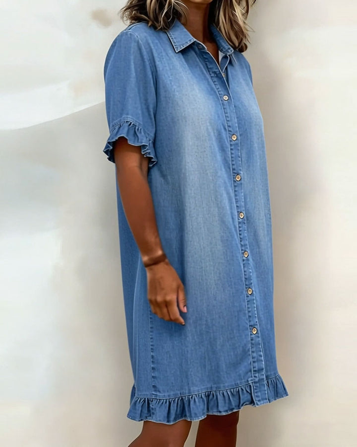 Réjeanne | Ruffle-Trim Dress