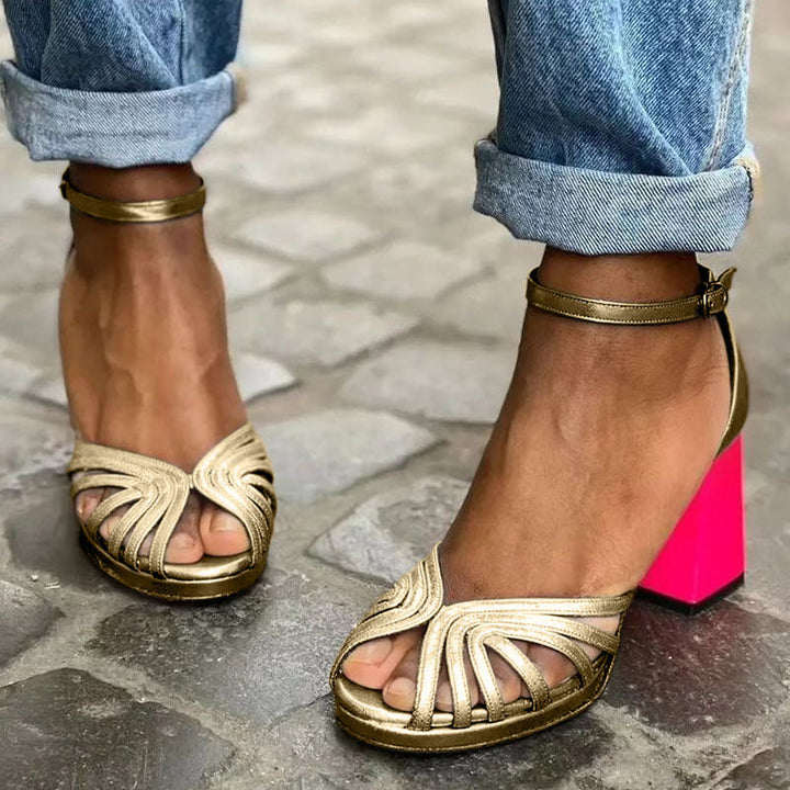 Aislinn | Chic Ankle-Strap Sandals