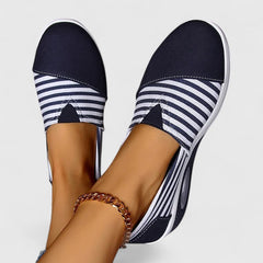 Julia | Non-Slip Orthopedic Sneakers with a Striped Design