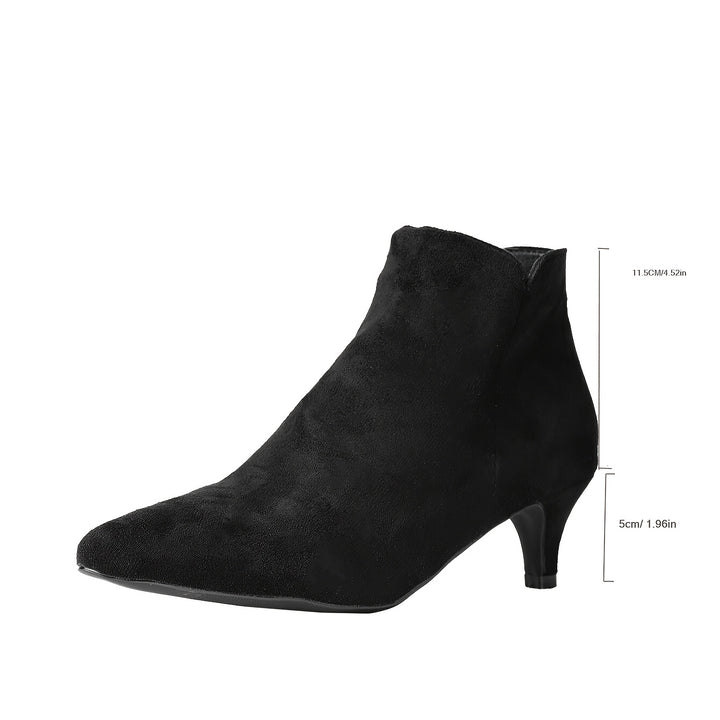 Women's Plush Lined Kitten Heel Boots