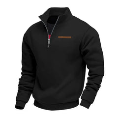 Griffin | Men's Fleece Polo Quarter Zip Sweater