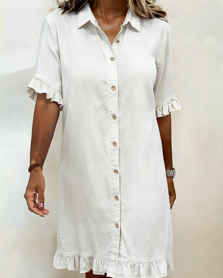 Réjeanne | Ruffle-Trim Dress