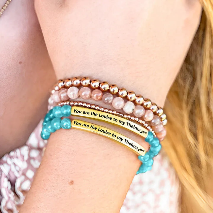 Women's Engraved Love Friendship Bracelets