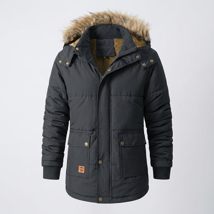 Men's Chic Hooded Puffer Insulated Winter Jacket