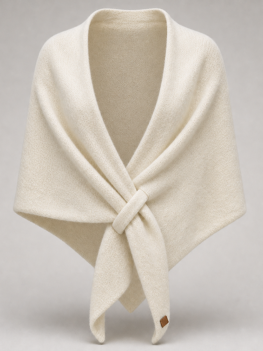 Women's Alpaca Wool Winter Triangle Scarf
