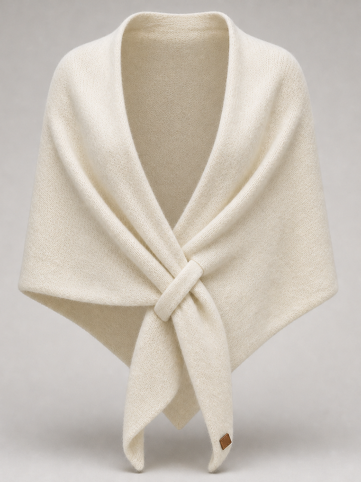 Women's Alpaca Wool Winter Triangle Scarf