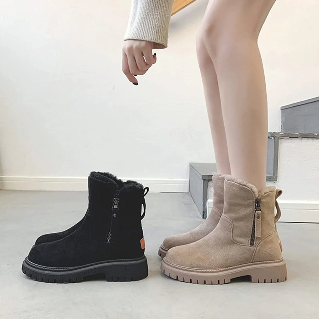 Women's Fur Lined Winter Ankle Boots Women