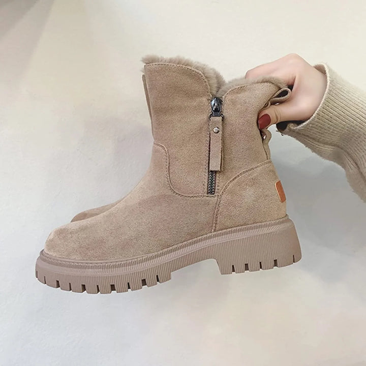 Women's Fur Lined Winter Ankle Boots Women