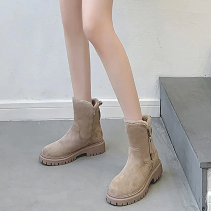 Women's Fur Lined Winter Ankle Boots Women