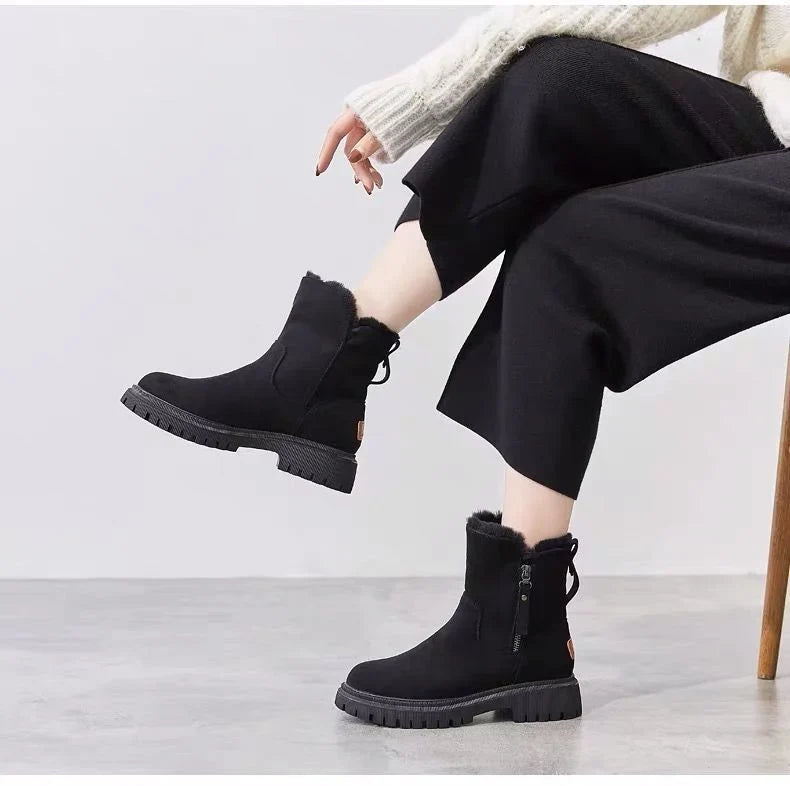 Women's Fur Lined Winter Ankle Boots Women