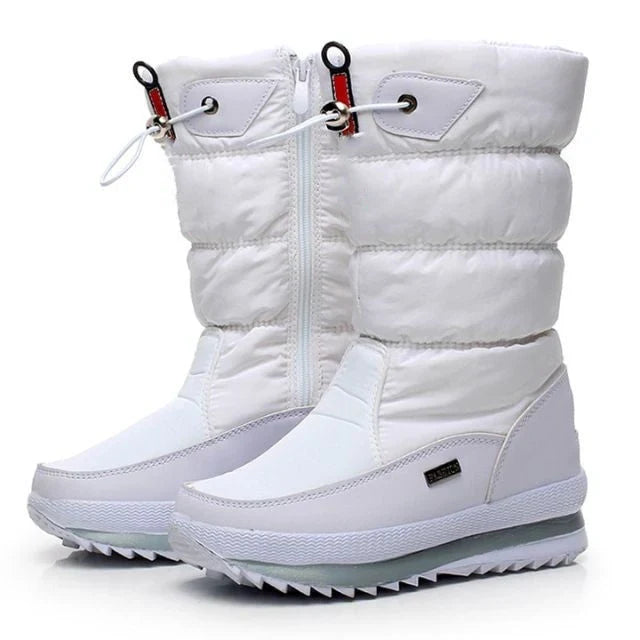 Women's Waterproof Insulated Winter Boots Women - White