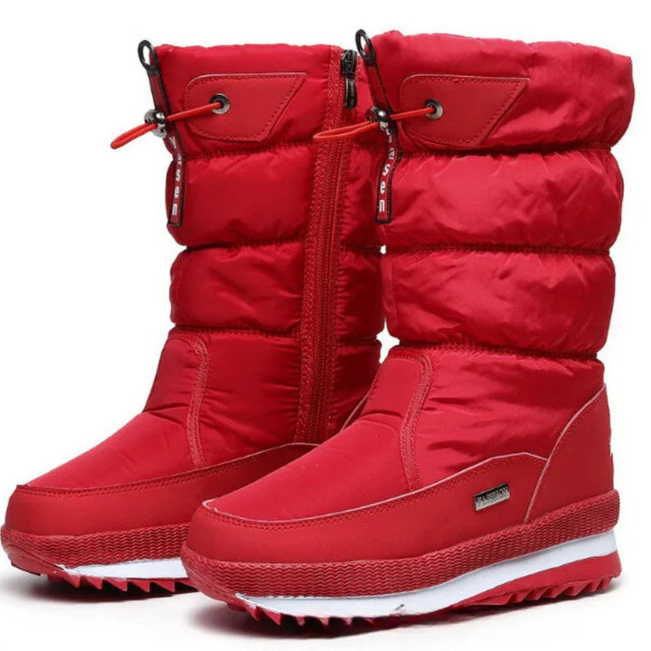 Women's Waterproof Insulated Winter Boots Women - Red