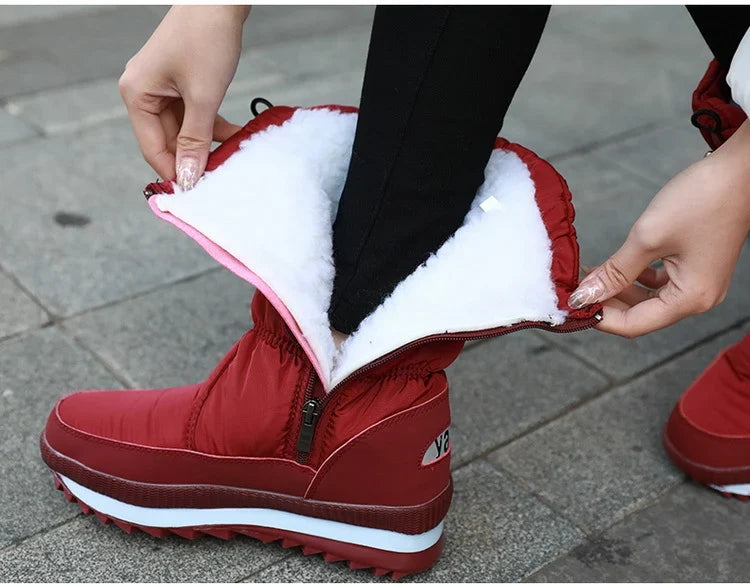 Women's Waterproof Insulated Winter Boots Women