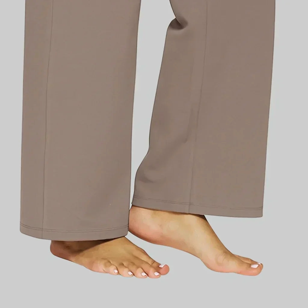 Women's High Waist Long Gaucho Pants