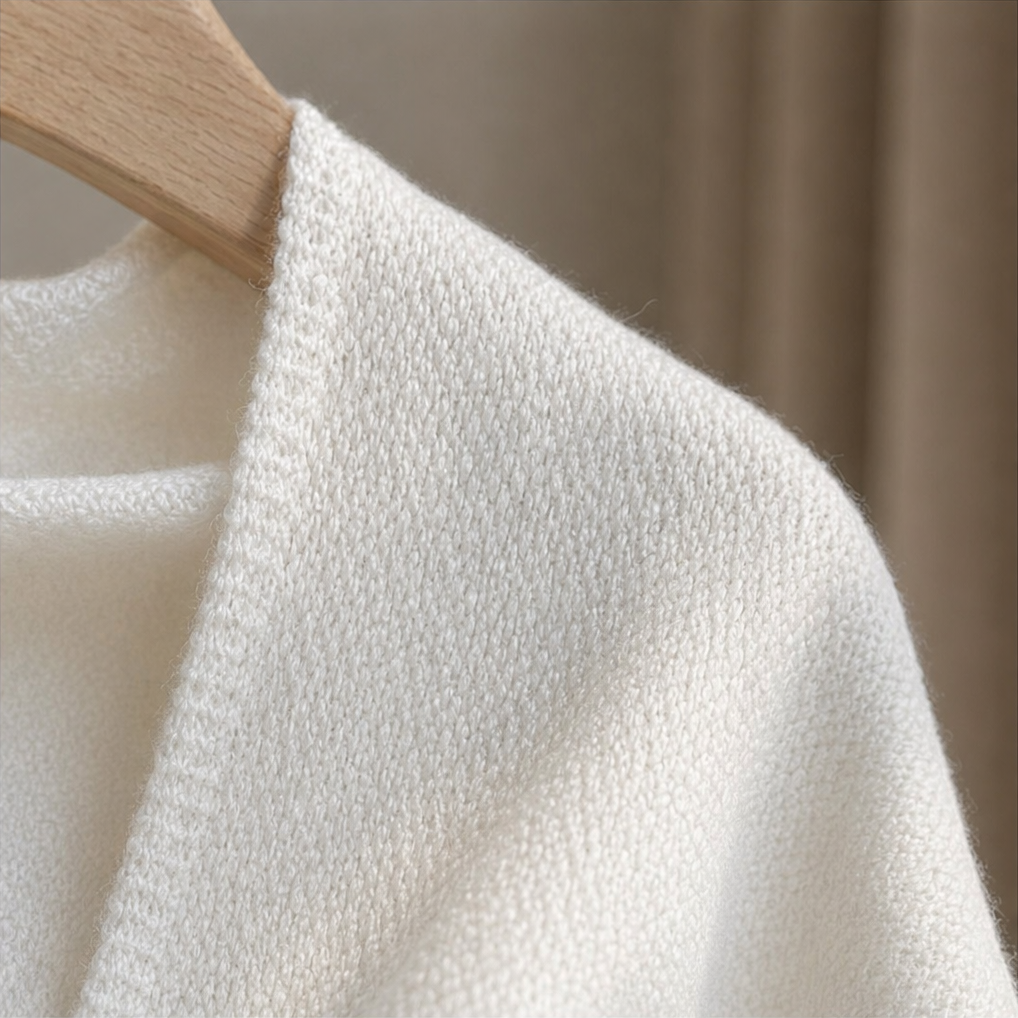 Women's Wool Knit Neck Triangle Scarf