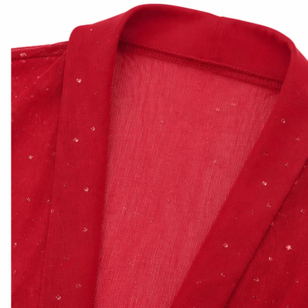 Women's Crop Mesh Sheer Sequin Top