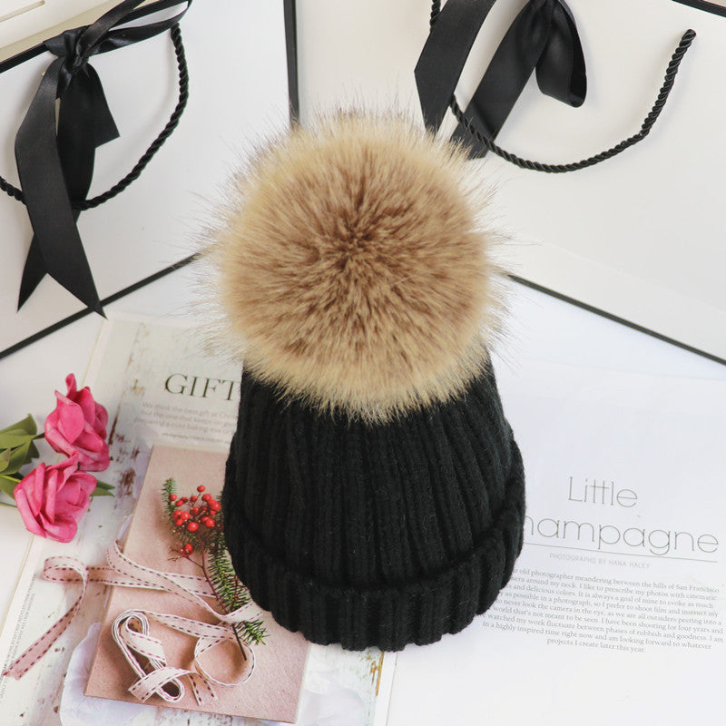 Women's Classic Pom Crochet Beanie - Multi