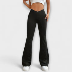 Serena | Graceful Flared-Leg Trousers