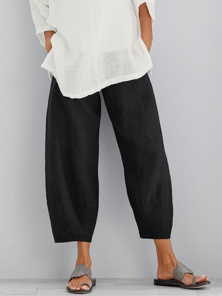 Annette | Barrel-Leg Cropped Trouser