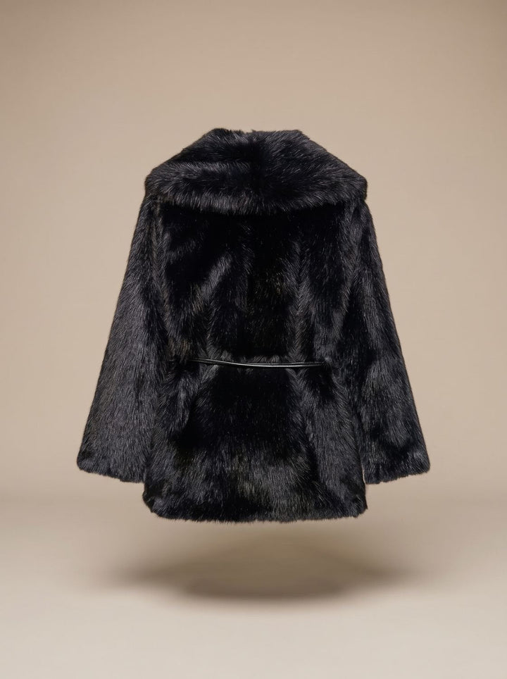 Women's Elegant Winter Faux Fur Coat