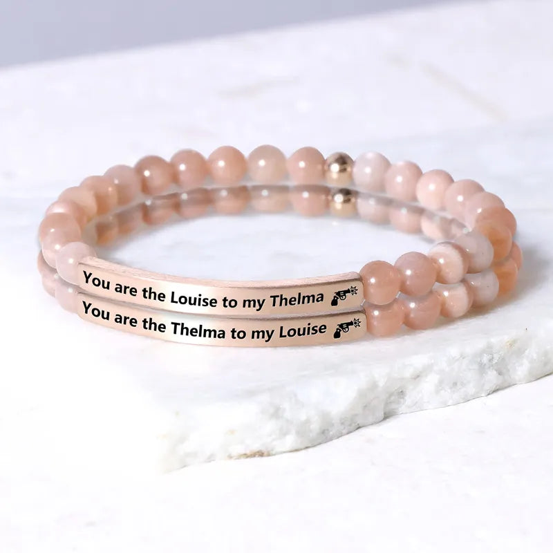 Women's Engraved Love Friendship Bracelets