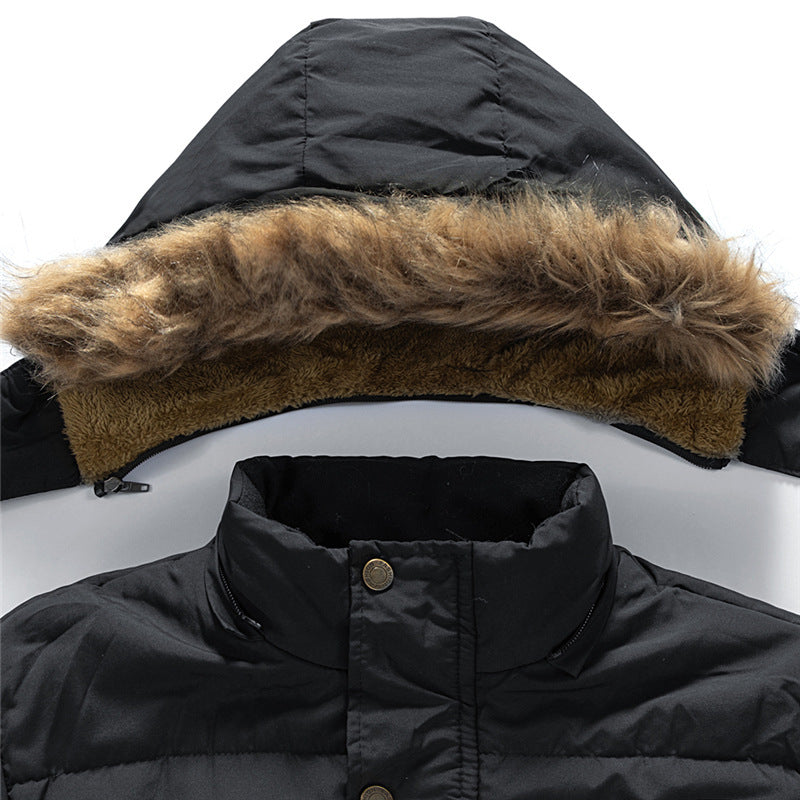Men's Chic Hooded Puffer Insulated Winter Jacket