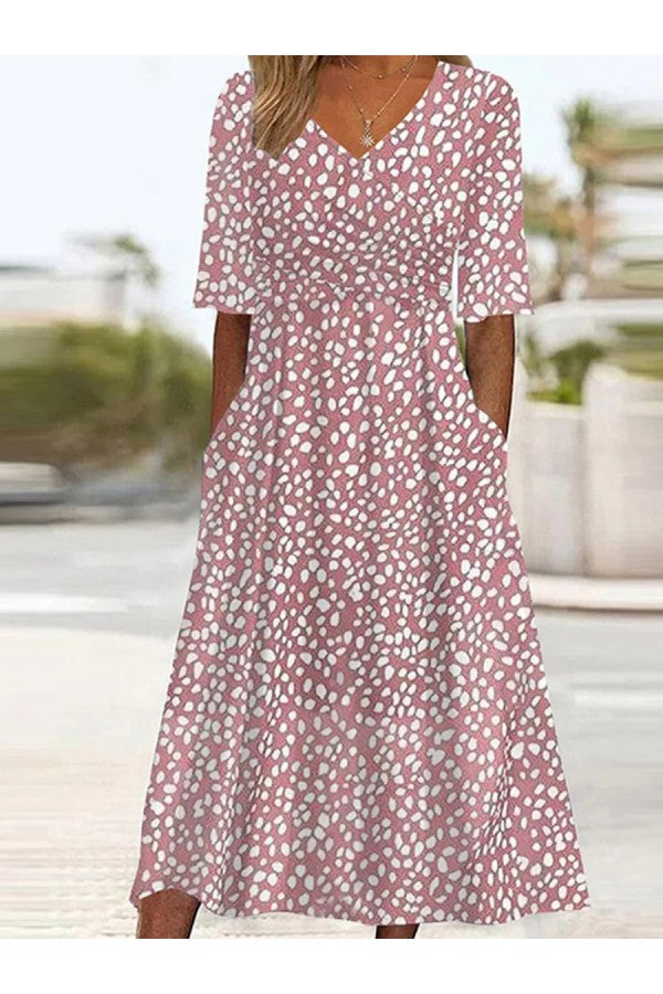 Babette | Polka-Dot Midi Dress