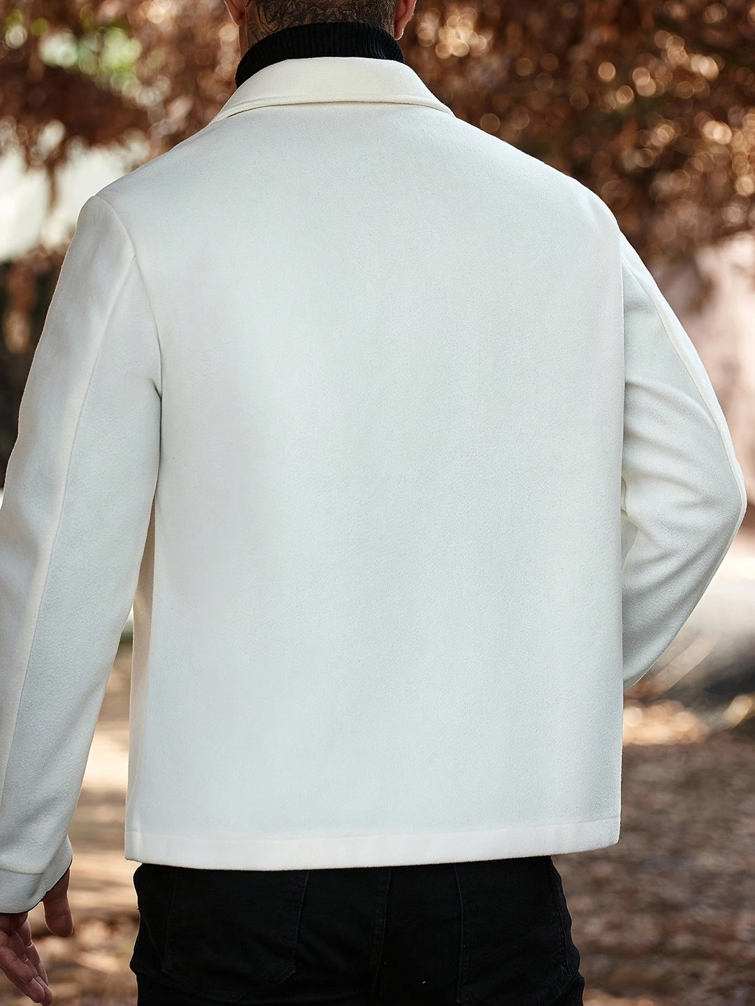 Men's Classic Contrast Trim Overshirt