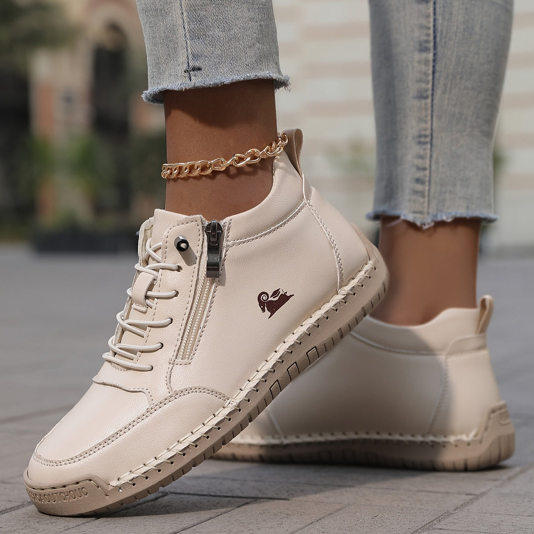 Women's Casual High Top Non-Slip Orthopedic Sneakers - Pink
