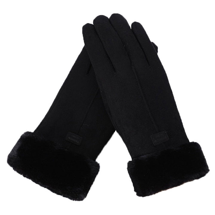 Women's Timeless Warm Suede Fleece Winter Gloves