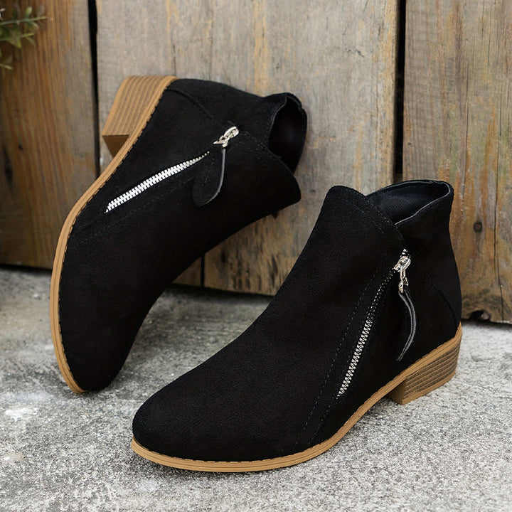 Clara | Orthopedic Zip Ankle Boot